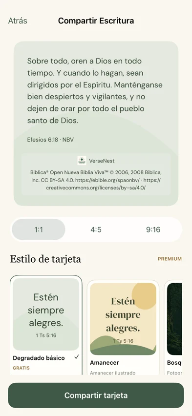 Compartir — Comparte ánimo.